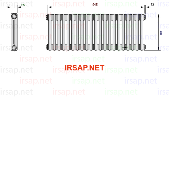Радиатор IRSAP Tesi 20500/21 T14 CL 01